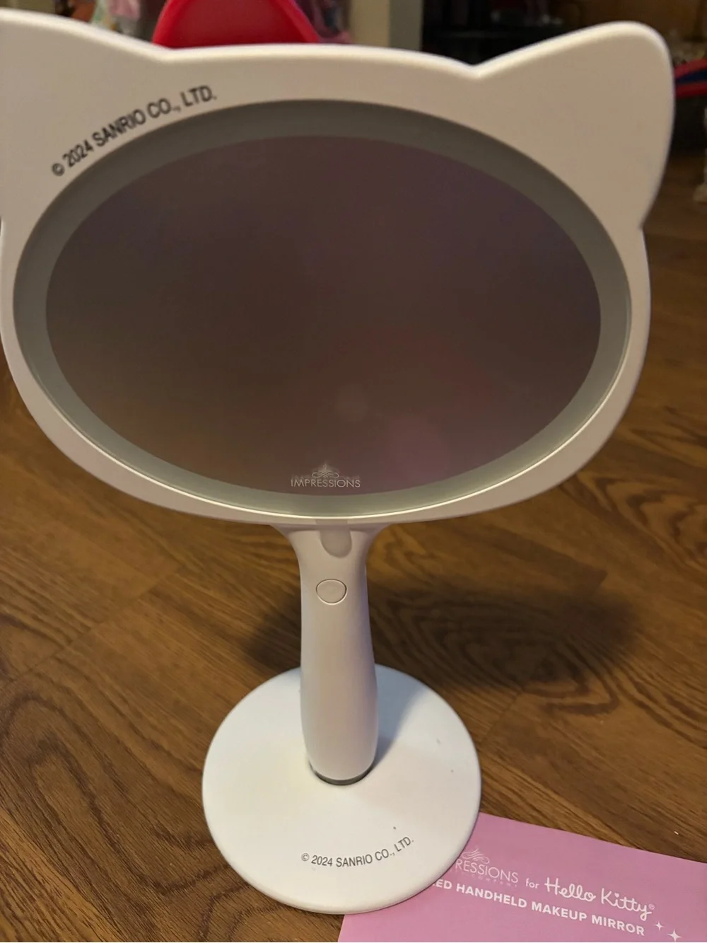 Impressions White & Red Hello Kitty LED Vanity Mirror
